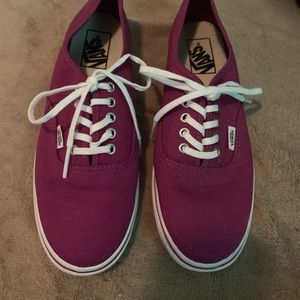 Lilac Purple Vans. Size 8. Great Condition